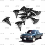 กิ๊บยางขอบประตู 10 ชิ้น สีดำ สำหรับ Toyota Migthy-X LN85 LN80 MK3 Hilux Vigo Pick Up ปี 1989-1997